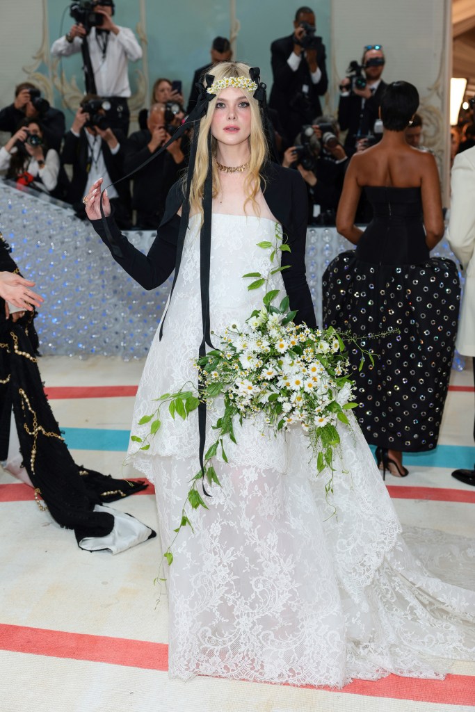 Elle Fanning attends The 2023 Met Gala